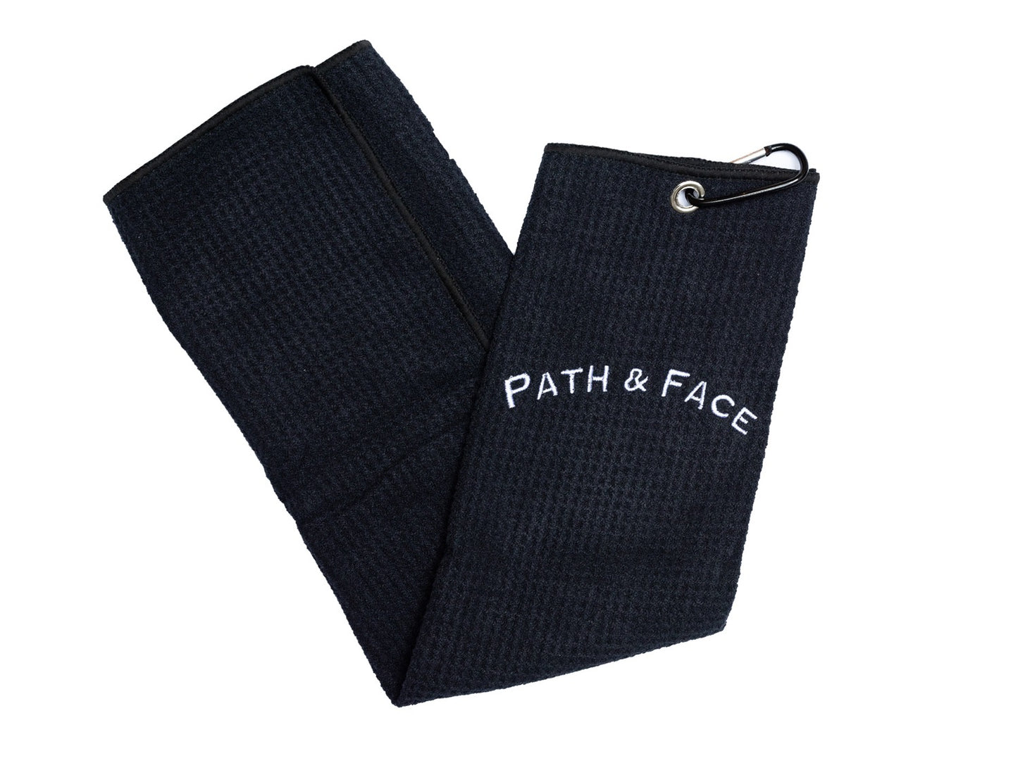 2 x Path & Face waffle tri--fold bag towel image 2